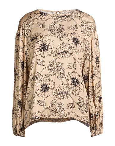 Woman Top Beige Size 10 Viscose