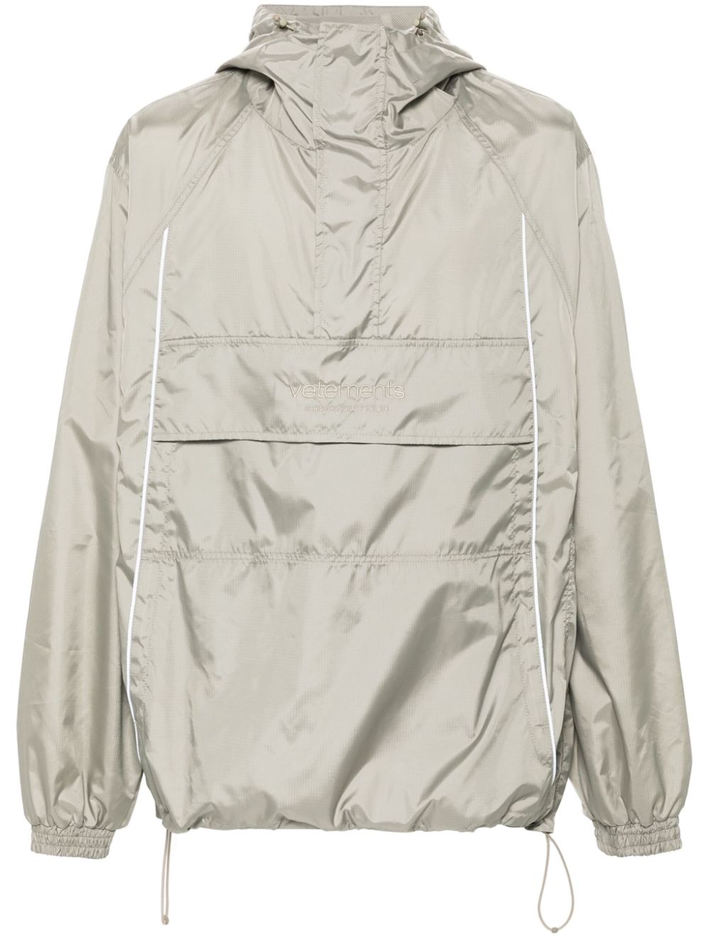 Lightweight hooded windbreaker - Green
