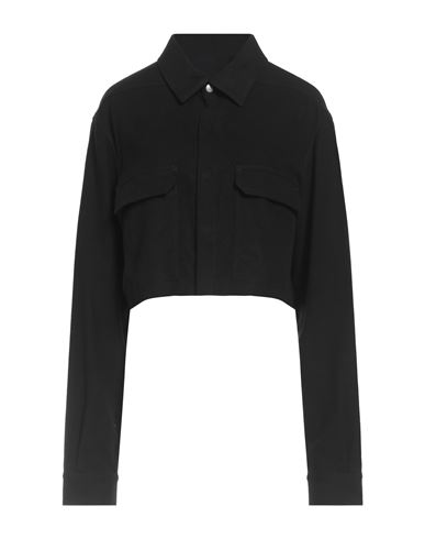 Woman Shirt Black Size 4 Cotton