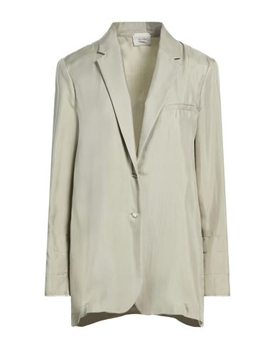 Chocolat Woman Blazer Sage green Size 2 Silk