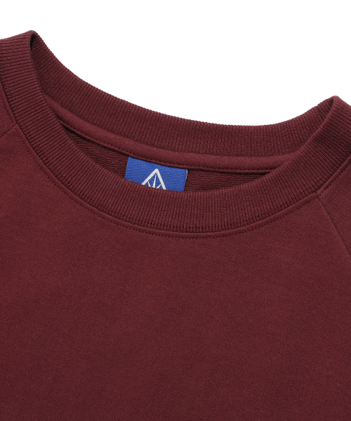 LAYERD RAGLAN ST S TEE_BURGUNDY