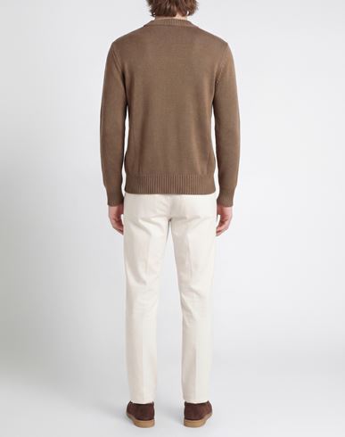 Man Sweater Khaki Size S Merino Wool, Acrylic