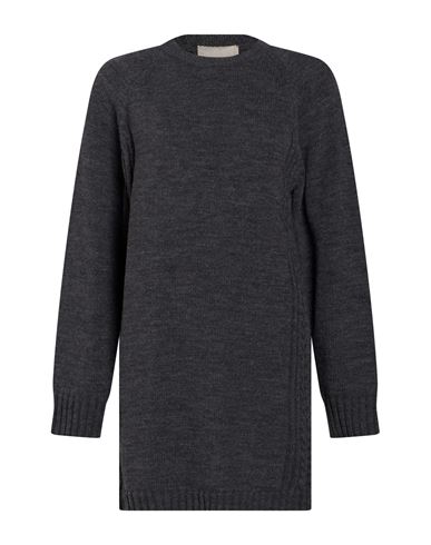 Woman Mini dress Grey Size M Acrylic, Wool, Viscose, Alpaca wool