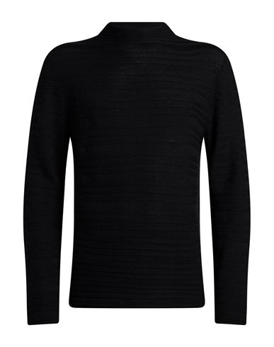 Man Sweater Black Size 40 Virgin Wool