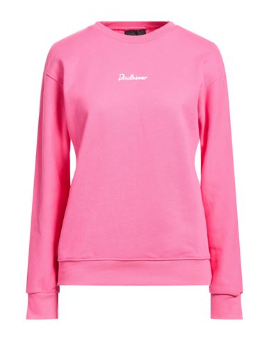 Woman Sweatshirt Fuchsia Size XS Cotton