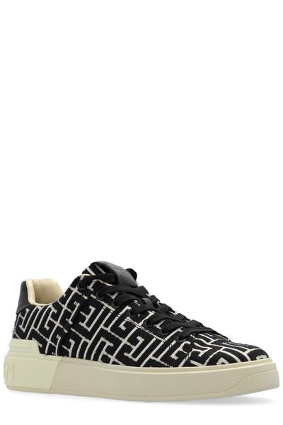 Balmain B-Court Monogram Sneakers