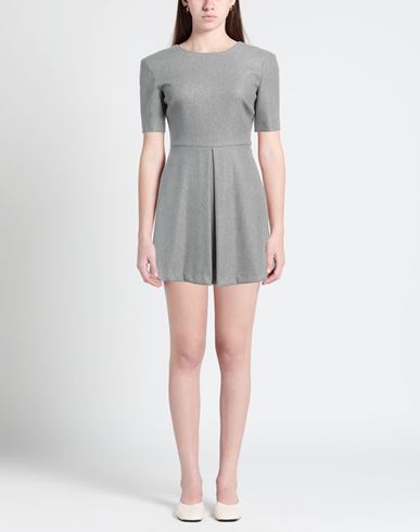 Woman Mini dress Light grey Size 10 Wool, Polyamide, Viscose, Polyester, Elastane