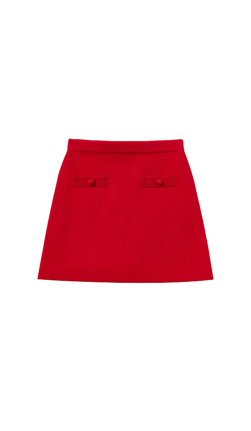 Self-portrait Kids Flower Trim Cotton Skirt in Red. 4/5T also /6T, 6/7