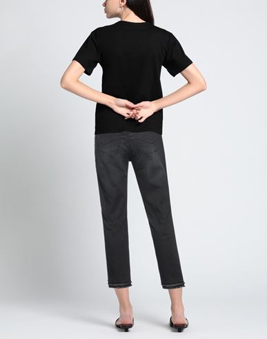 Cigala's Woman Jeans Black Size 26 Cotton, Polyester, Elastane