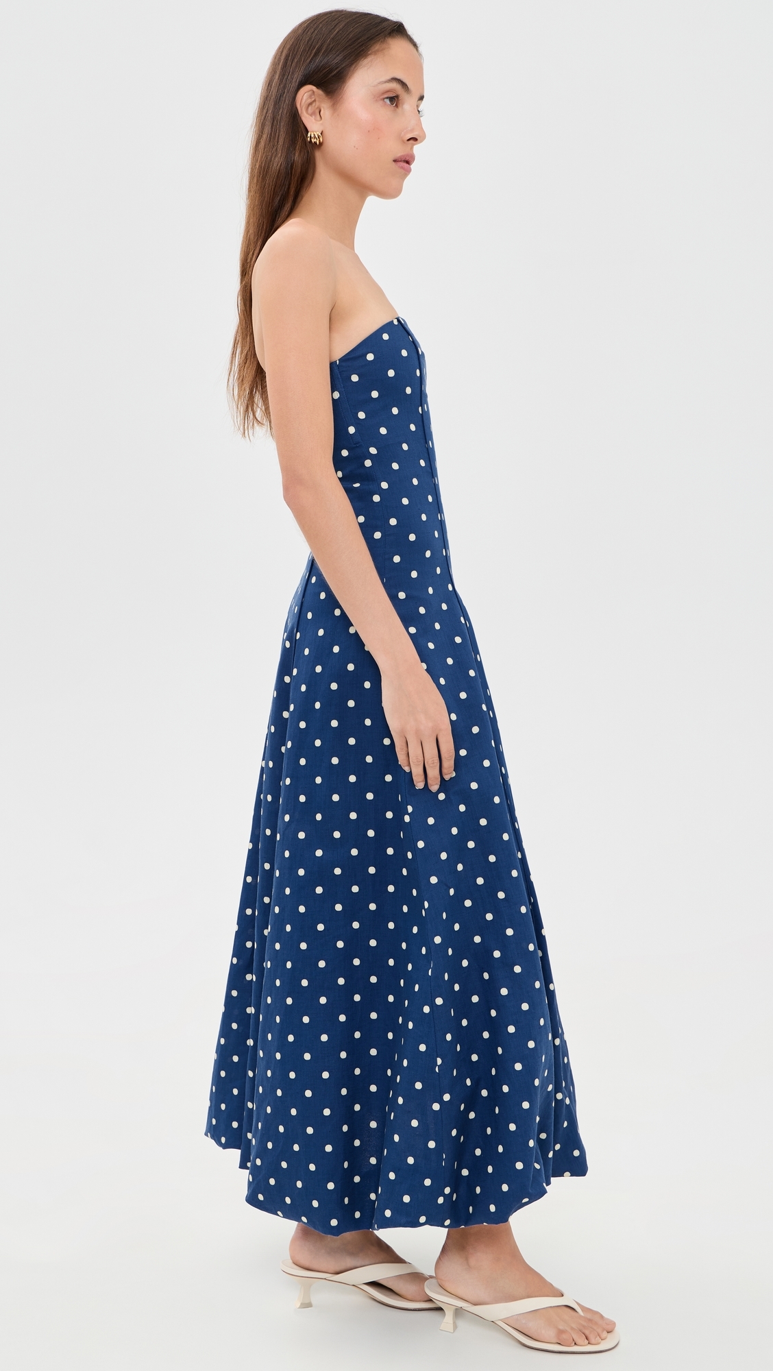Lily Maxi Dress Navy Yellow
