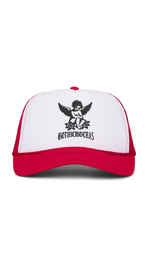 Gothicmochas Angel 2.0 Trucker Hat in Red