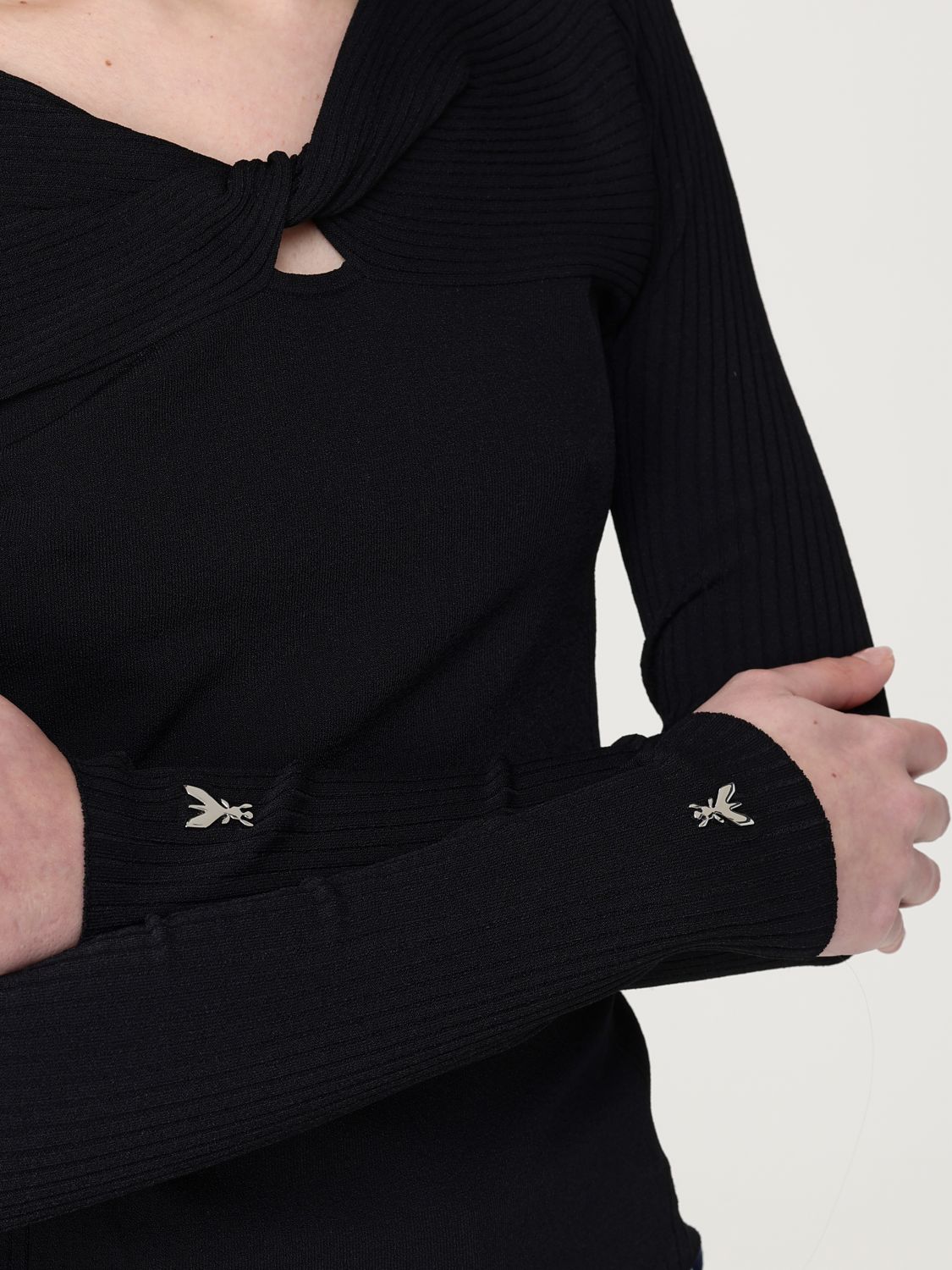Knot-detailed jumper - Black