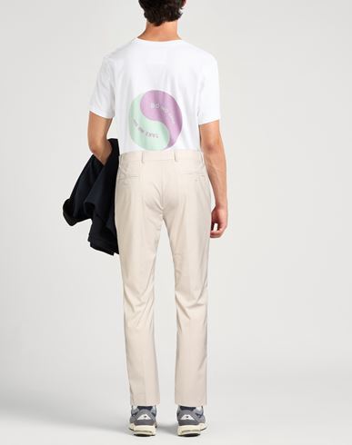 Man Pants Off white Size 32 Polyester, Viscose, Elastane