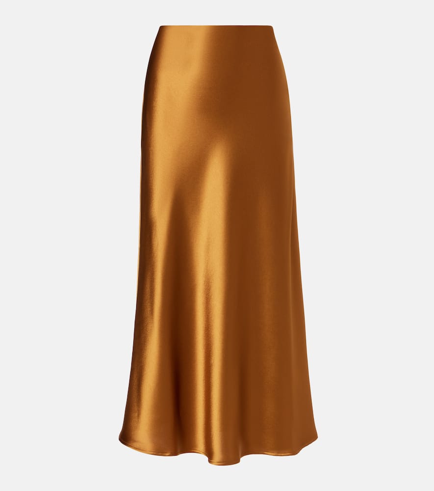 Valletta satin slip skirt