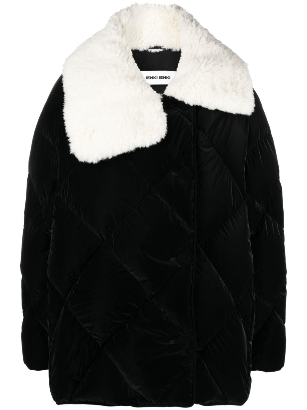 Shearling Queen padded jacket - Black