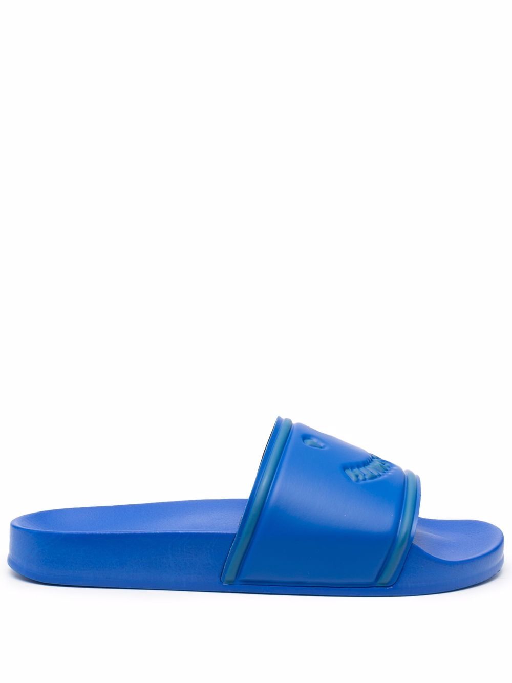 Logo embossed slides - Blue