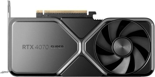 GeForce RTX 4070 SUPER 12GB GDDR6X Graphics Card - Titanium/Black