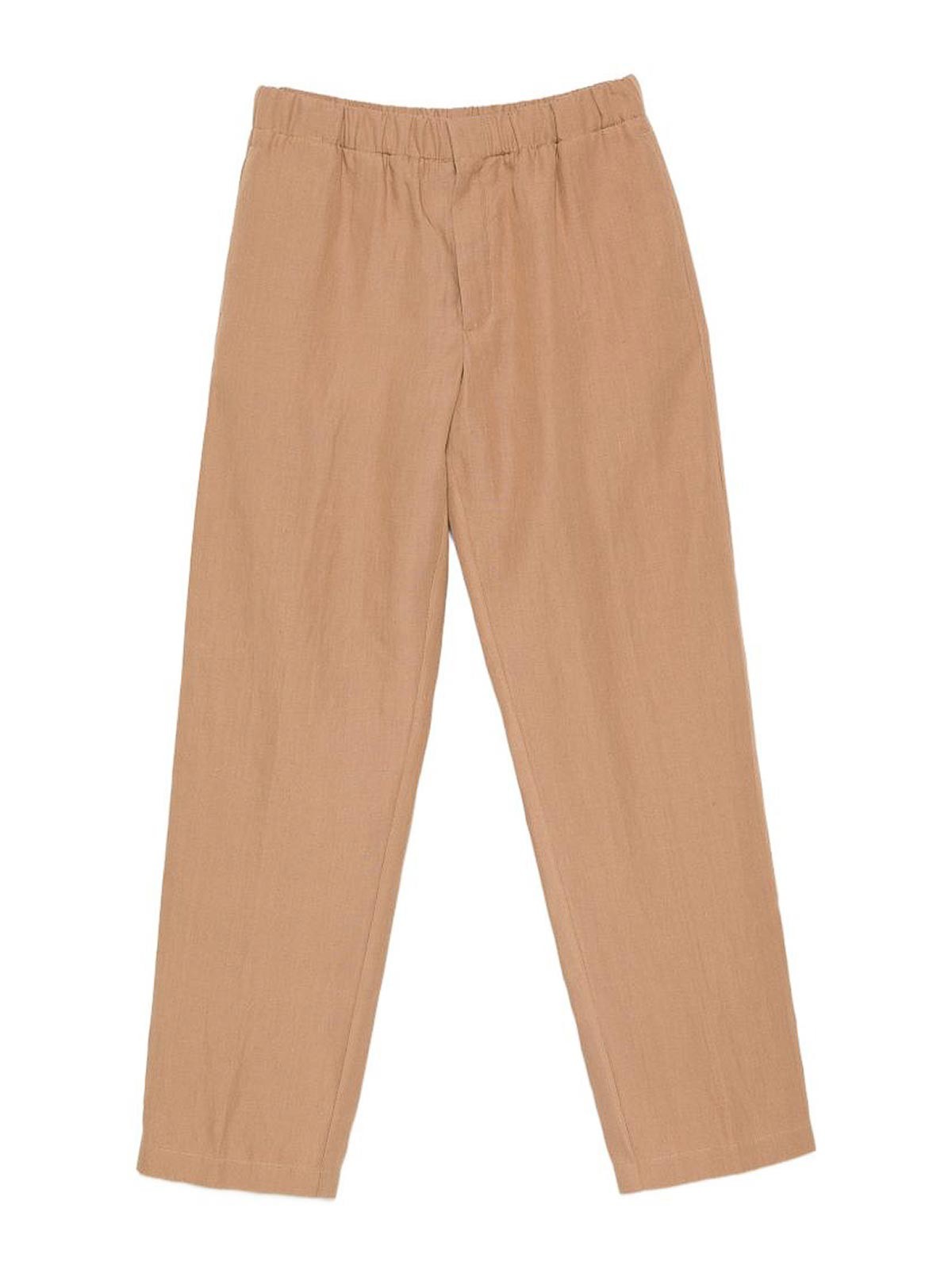 Lardini - linen trousers tailored side and back pocket