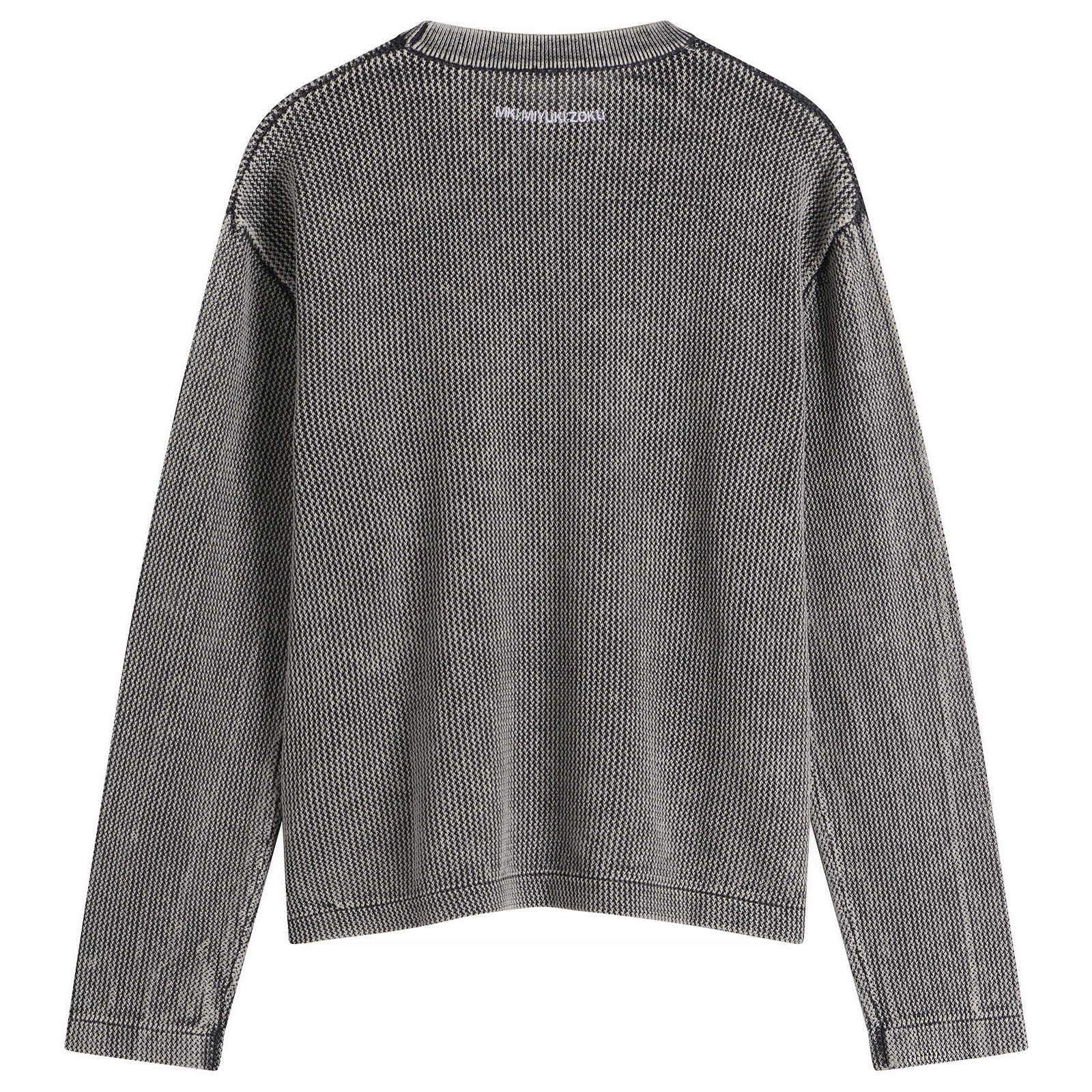 Men's Presented by END. Pigment Dyed Loose Gauge Long Sleeve Pigment Grey