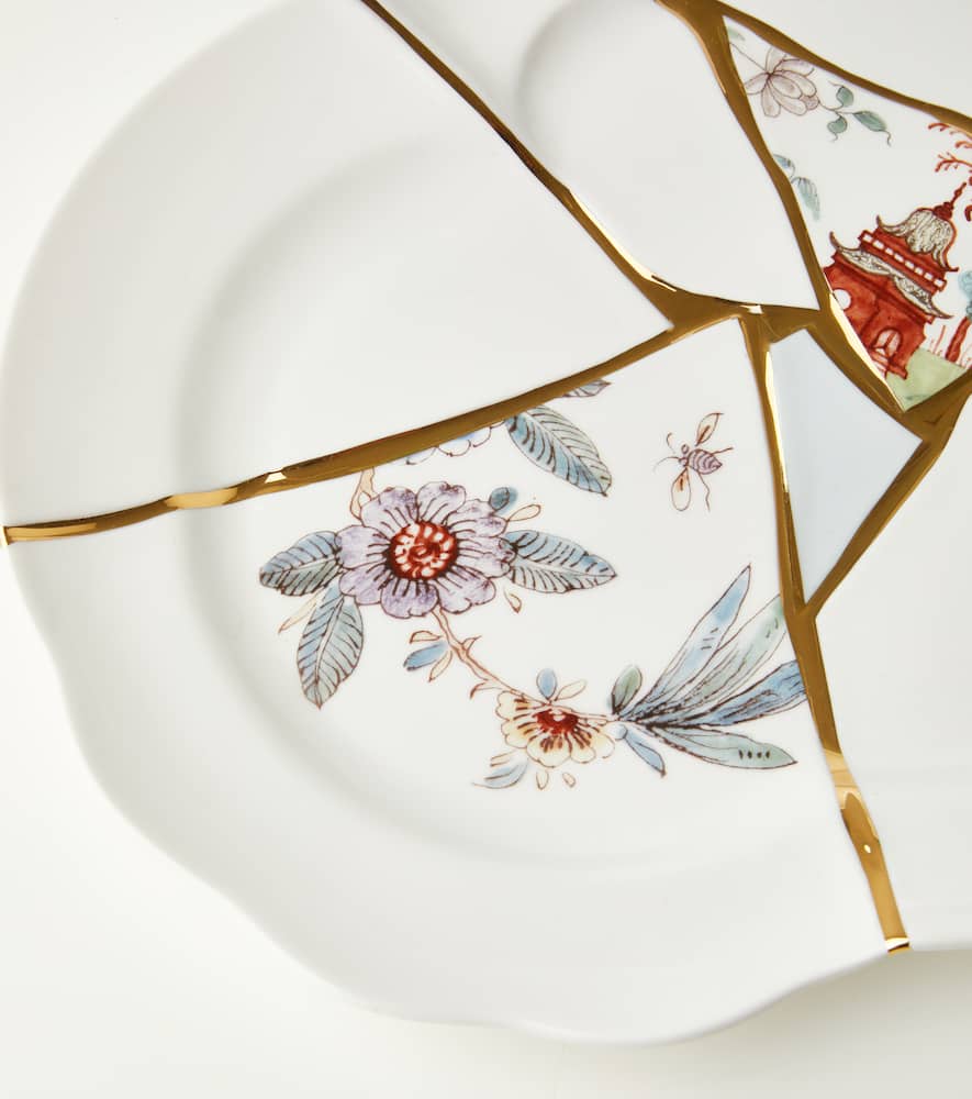 Kintsugi platter by Marcantonio Raimondi Malerba