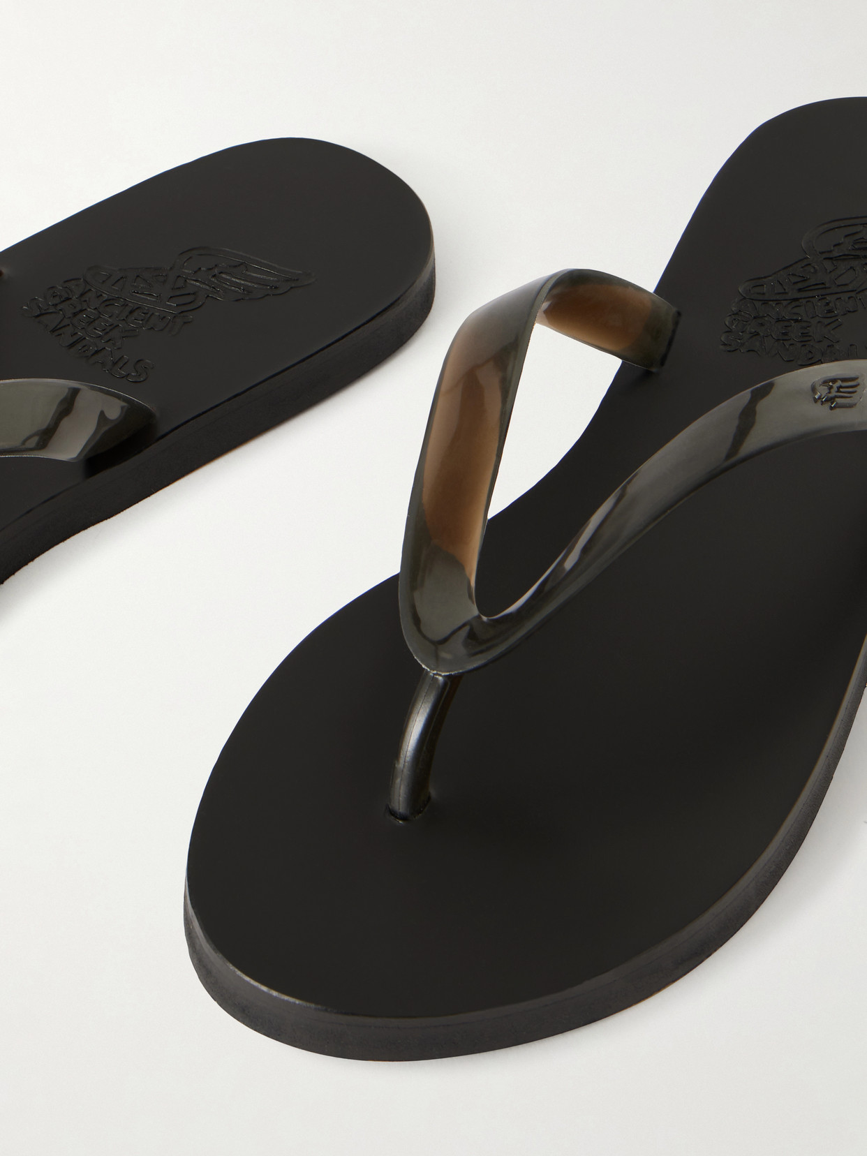 Sayonara Jelly Rubber Flip Flops - Black