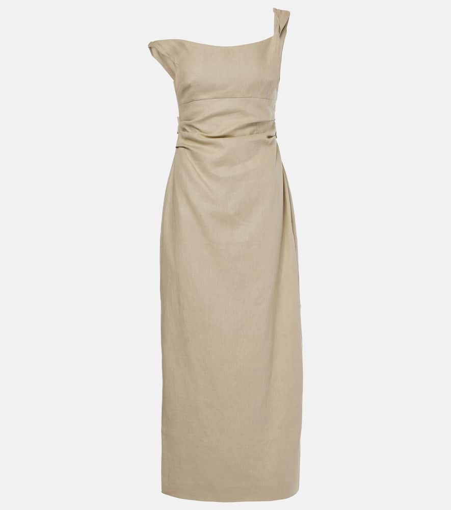 Tamara linen maxi dress