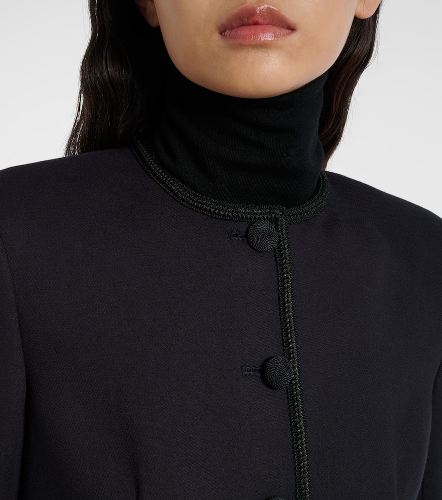 Latrell cropped embroidered jacket