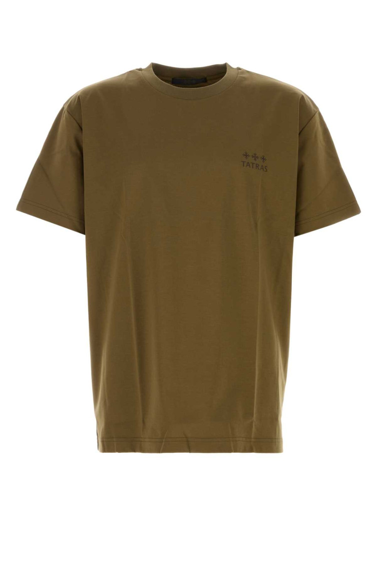 Army Green Cotton T-shirt