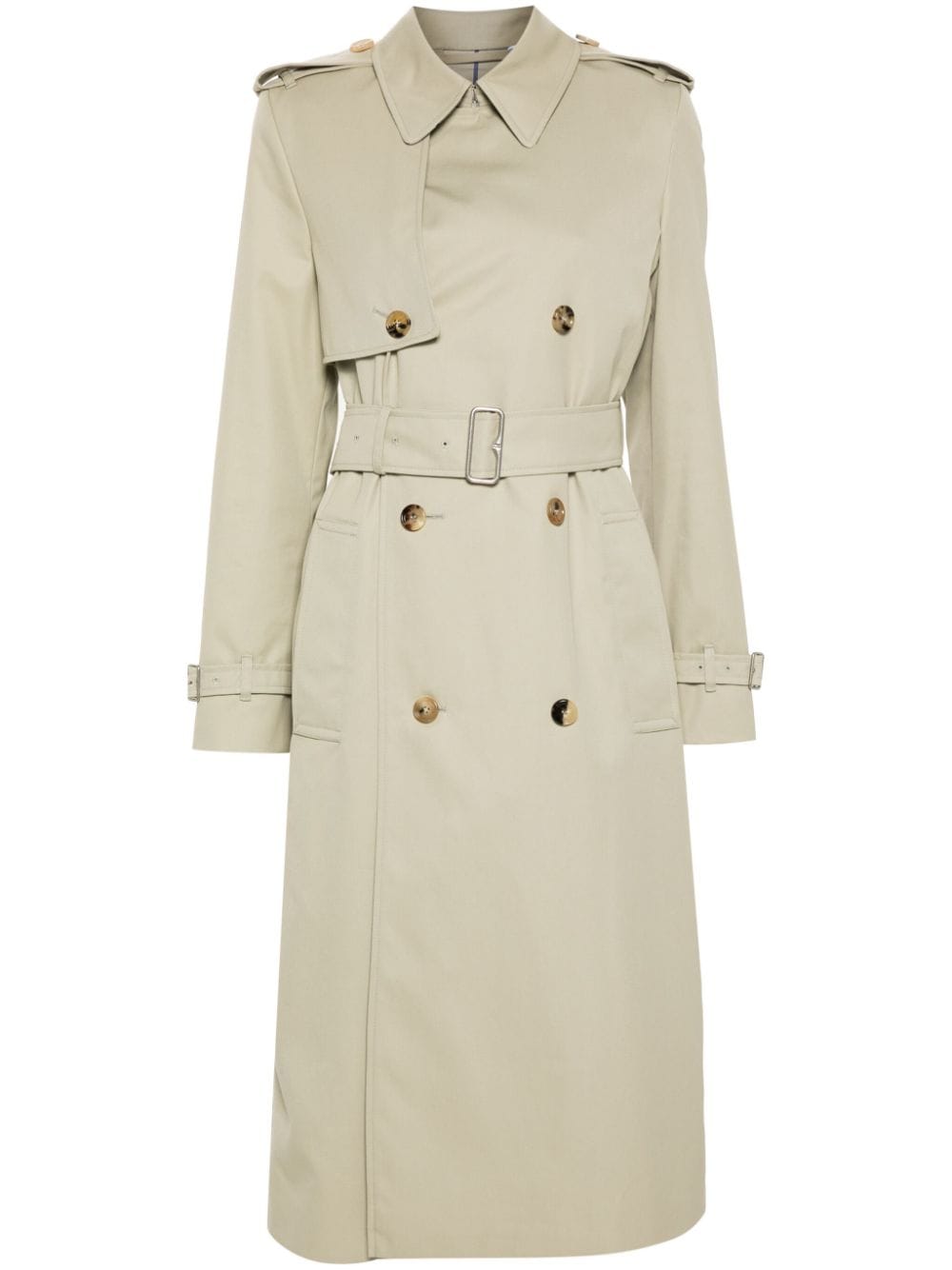 Double-breasted trench coat