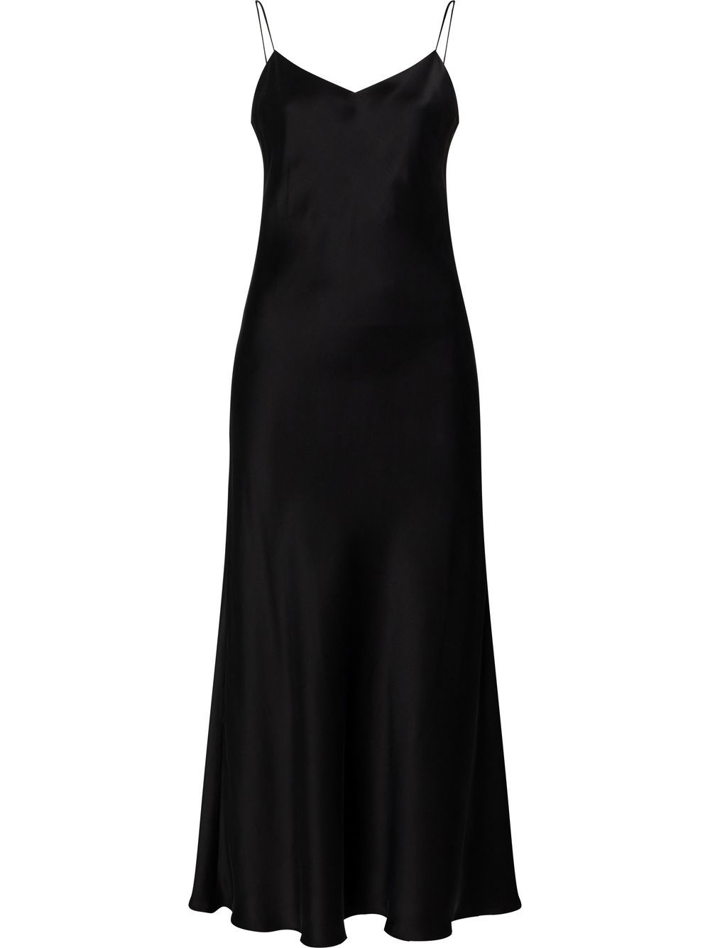 Lyon maxi slip dress - Black