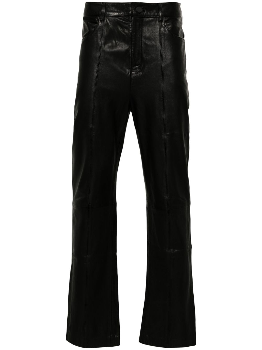 Modesto straight-leg trousers - Black