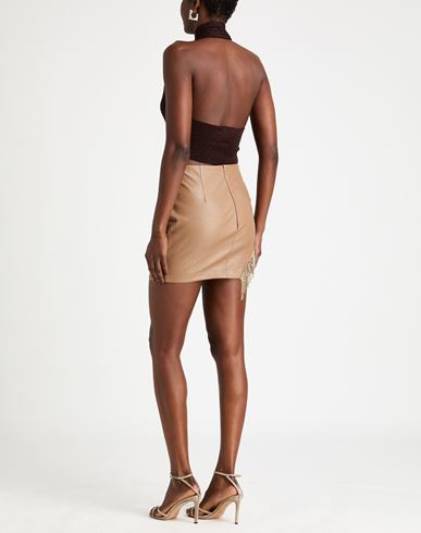 Woman Top Dark brown Size ONESIZE Viscose, Polyester, Metallic Polyester
