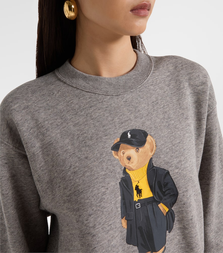 Polo Bear cotton-blend fleece sweatshirt
