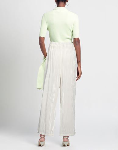 Sleep No More Woman Pants White Size M Viscose, Silk