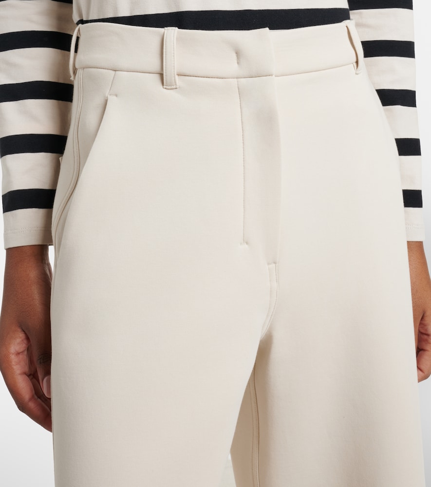 Caucaso cotton-blend wide-leg pants