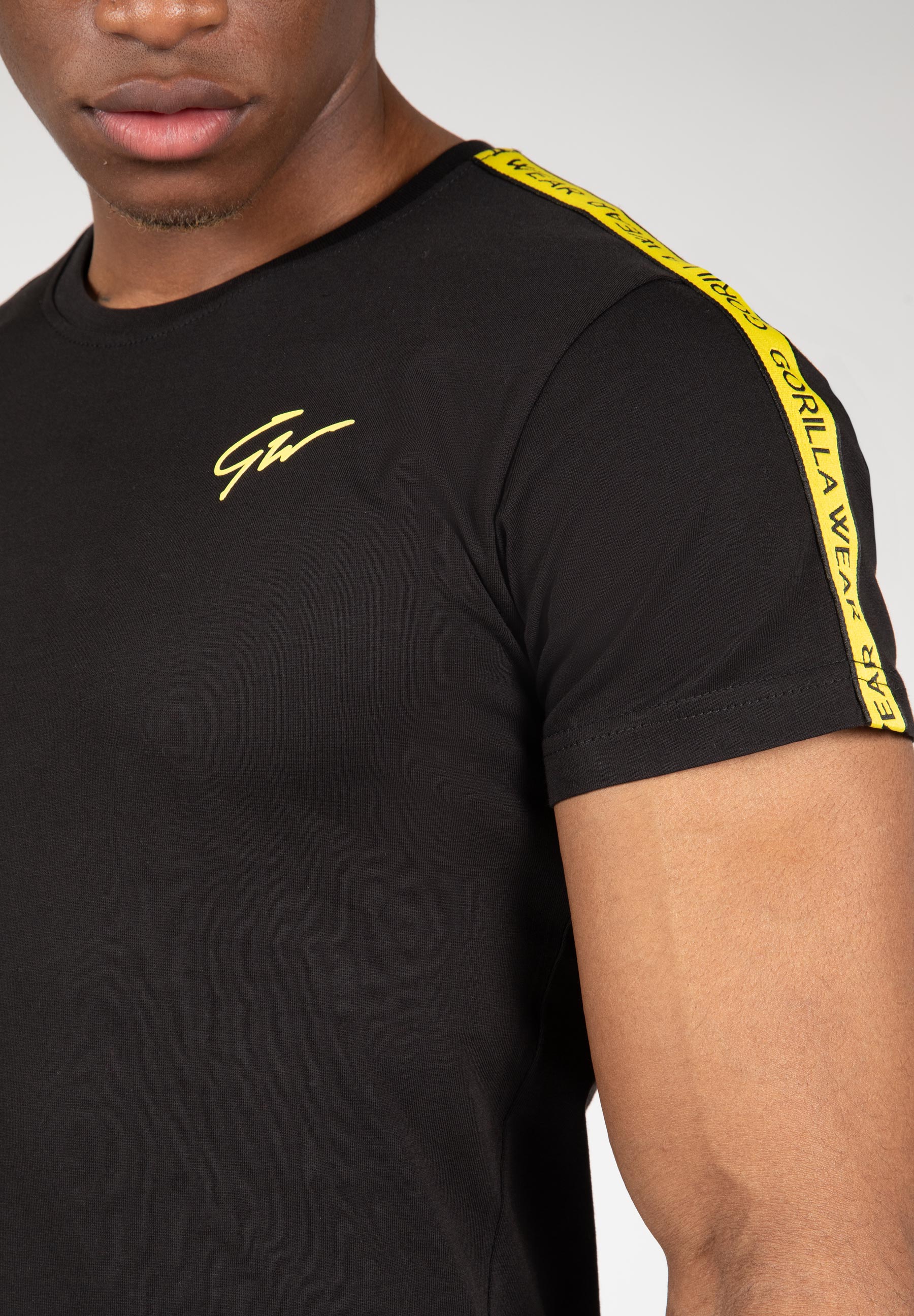 Chester T-shirt - Black/Yellow