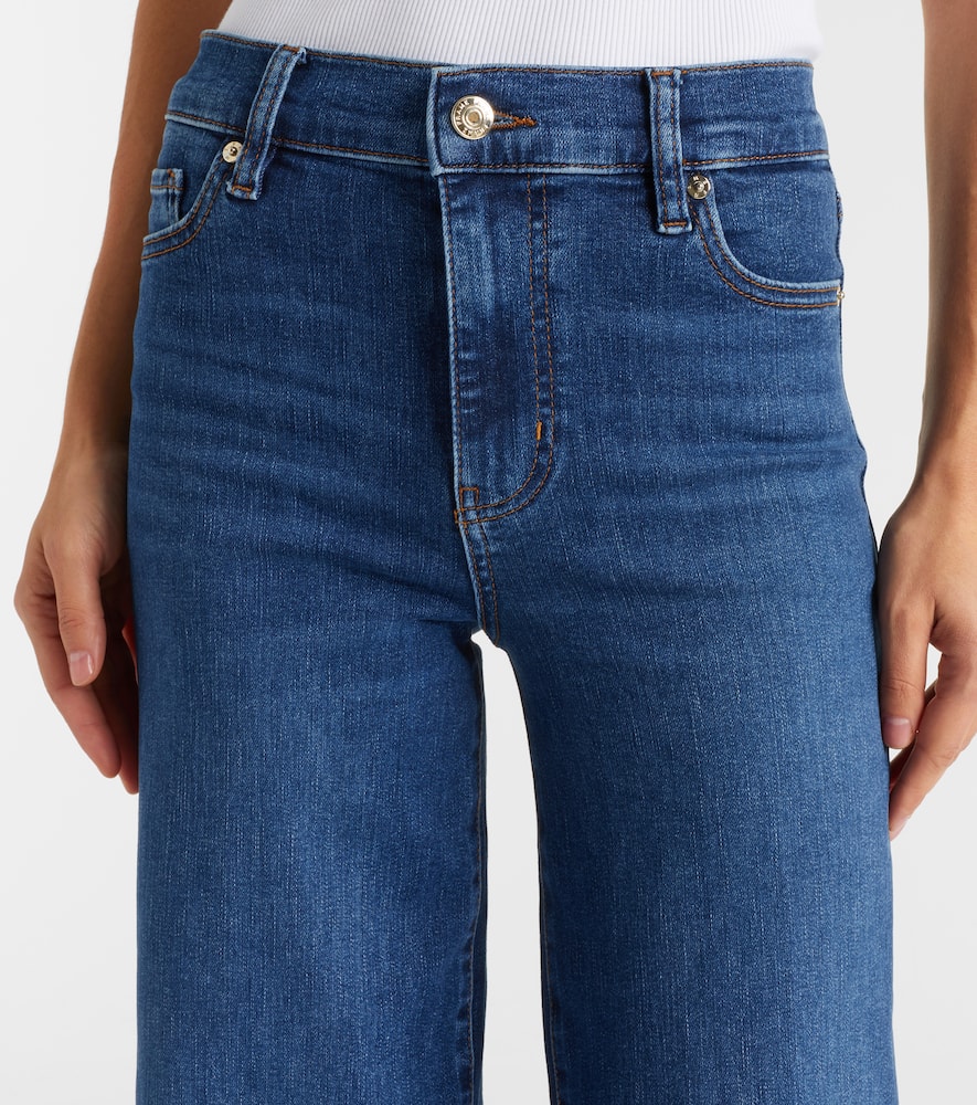 Le Slim high-rise wide-leg jeans