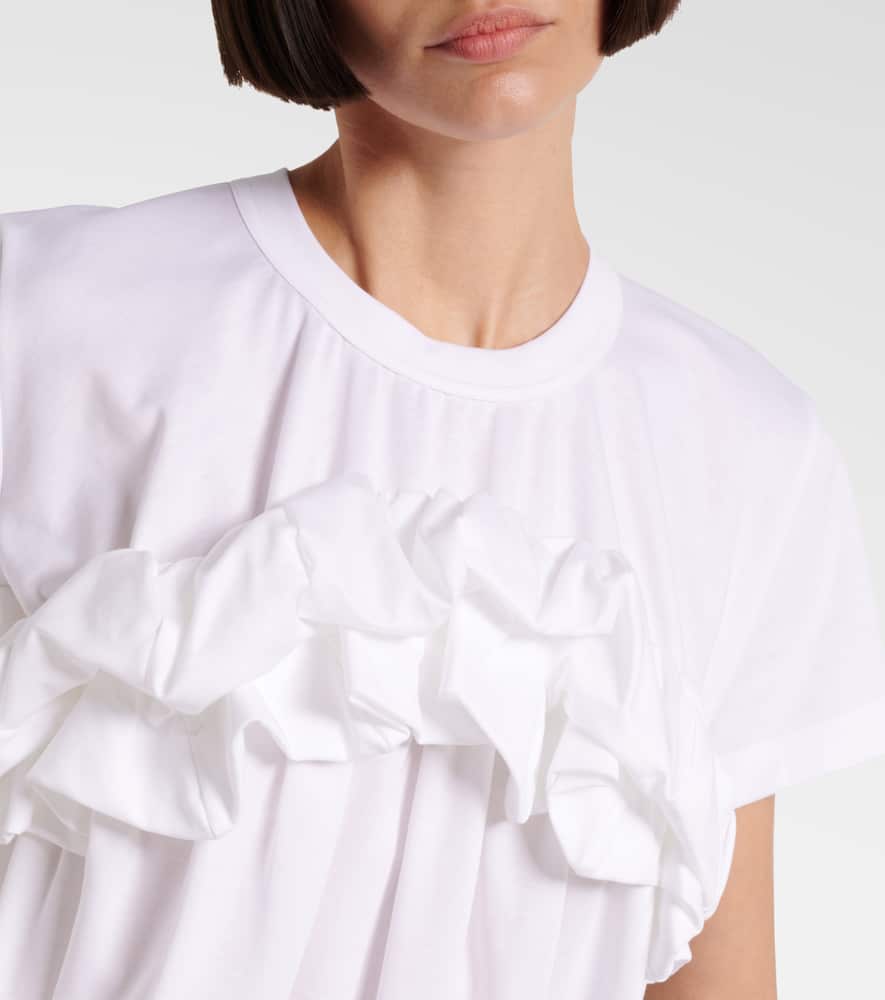 Ruffled cotton top