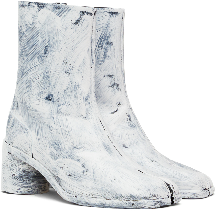 Maison Margiela White Tabi Bianchetto Boots
