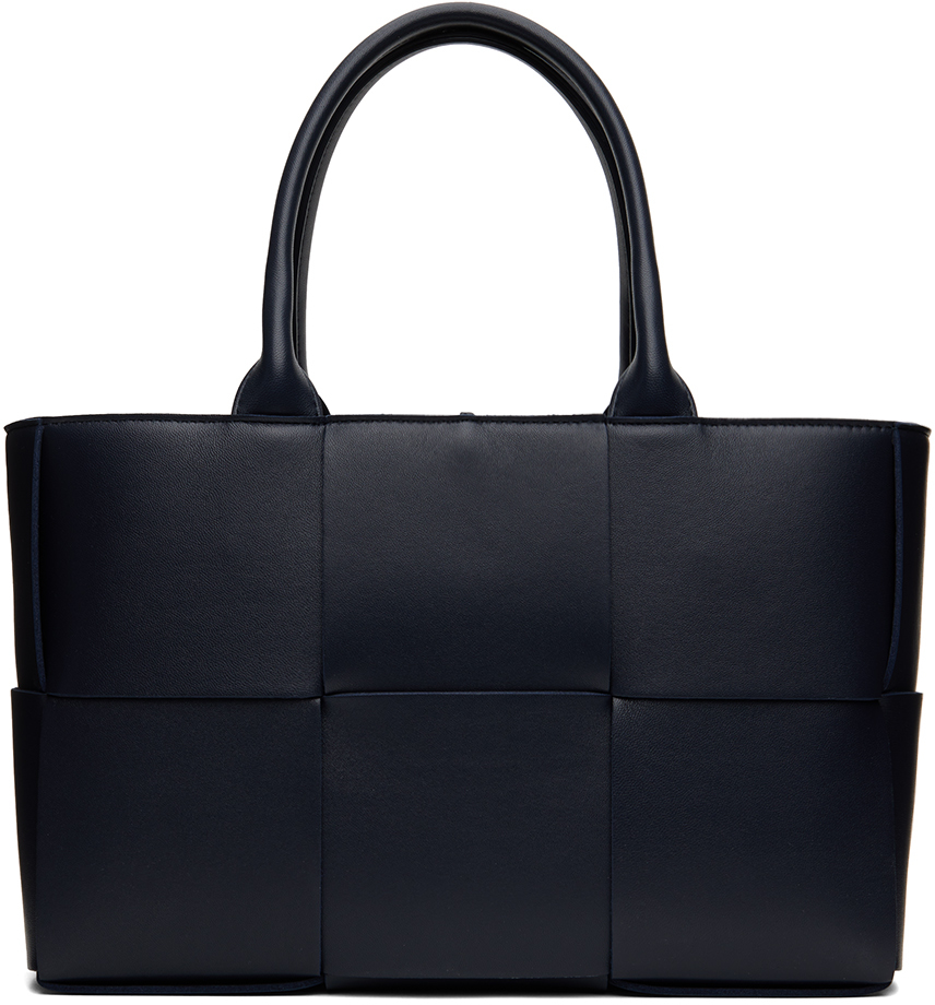 Bottega Veneta Navy Small Arco Tote