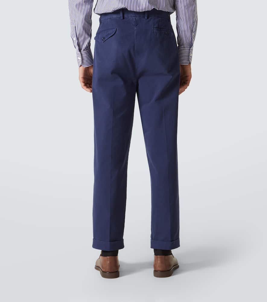 Tennis cotton chinos