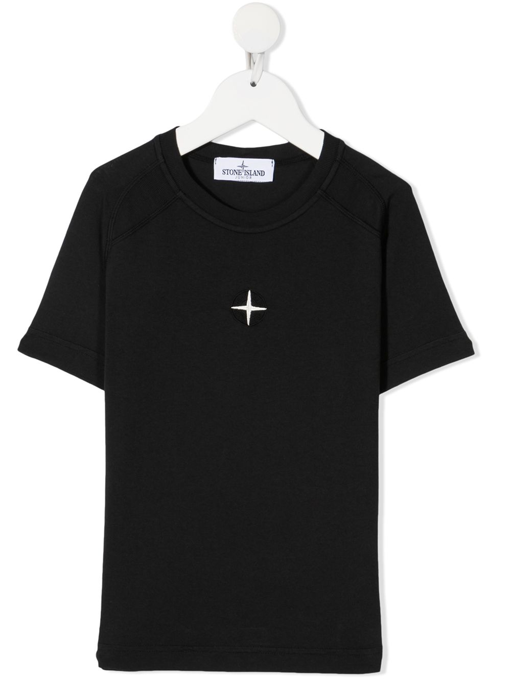 Logo-print short-sleeved T-shirt - Black