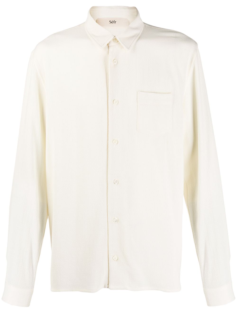 Hampus crepe shirt - Neutrals