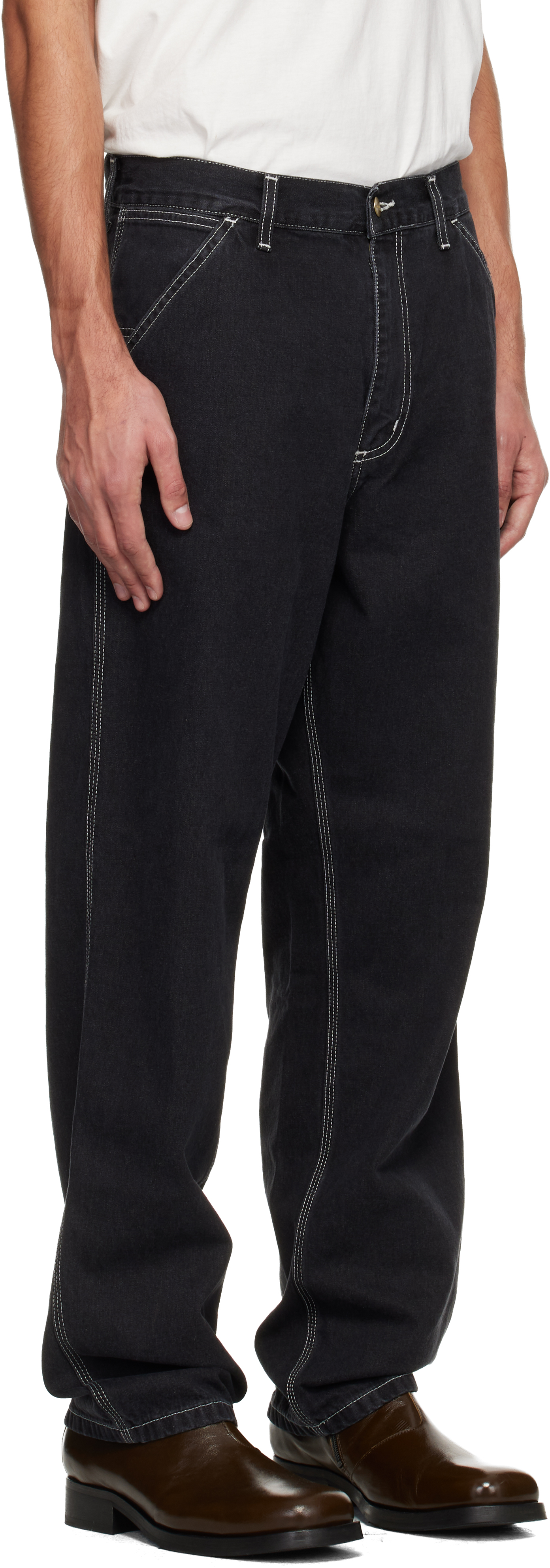 Black Simple Pant Jeans