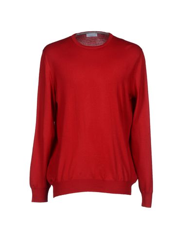 Man Sweater Brick Size 40 Virgin Wool