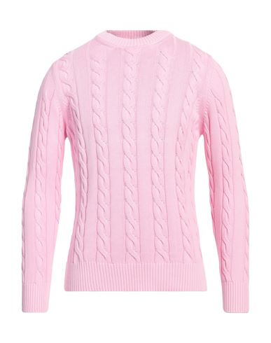 Man Sweater Pink Size 46 Cotton