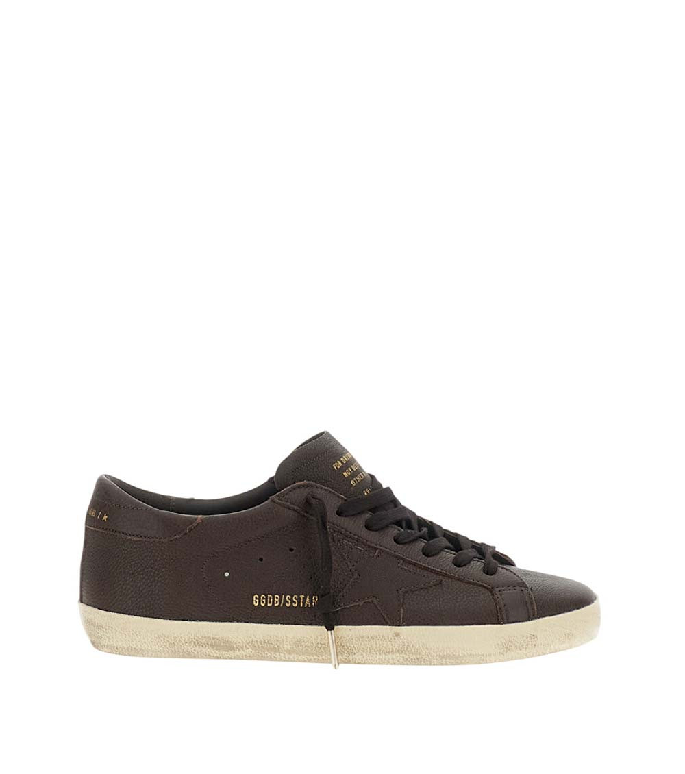 Golden Goose - superstar low top sneakers distressed finish