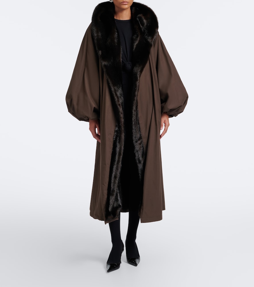 Cotton wrap coat
