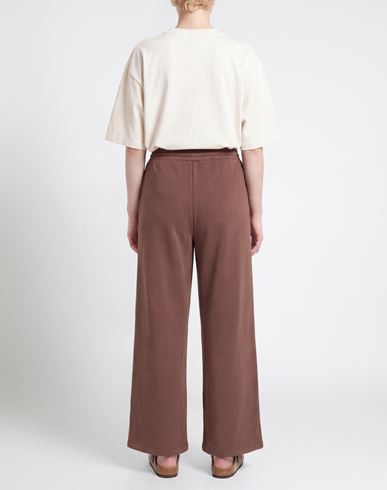 Woman Pants Chocolate brown Size 8 Polyester, Viscose, Elastane