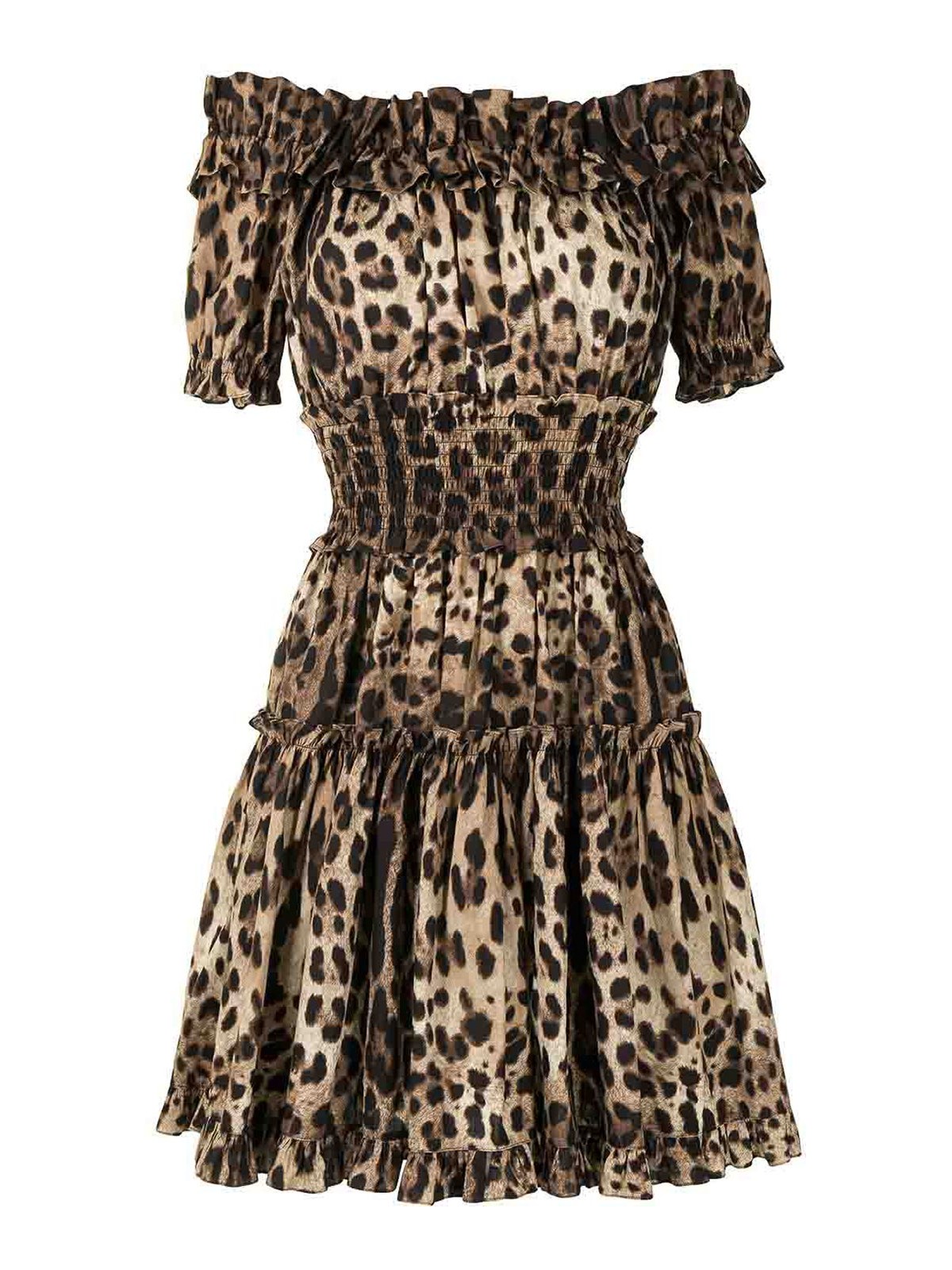 Leopard Print Short Dress